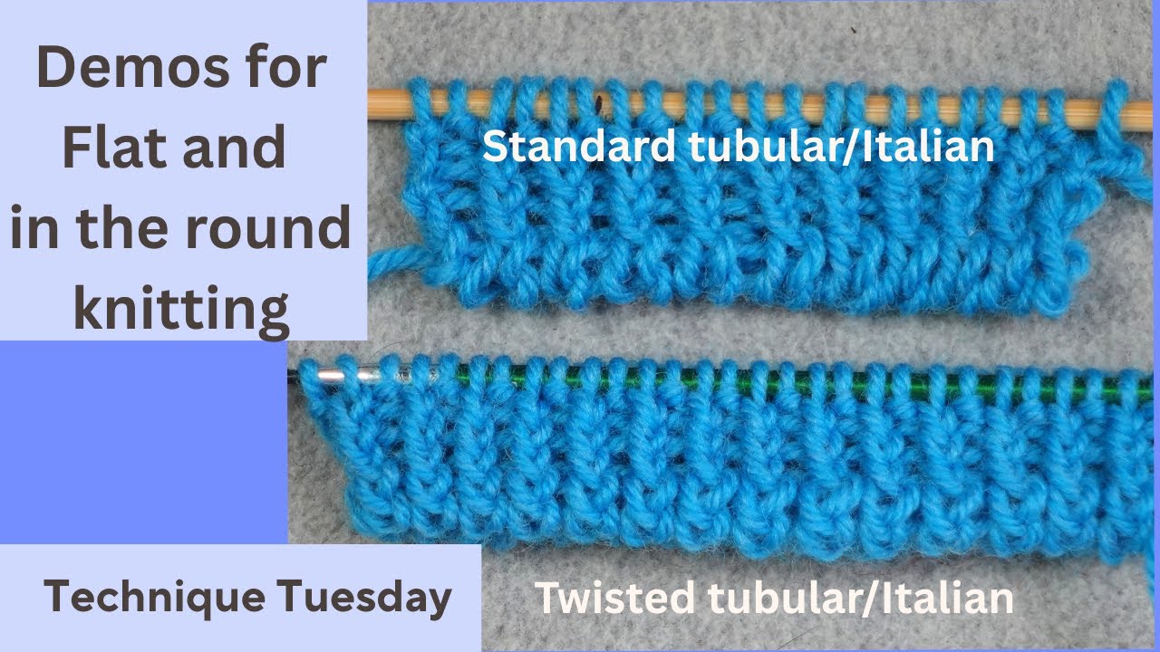 Twisted Tubular (Italian) Cast On// Technique Tuesday
