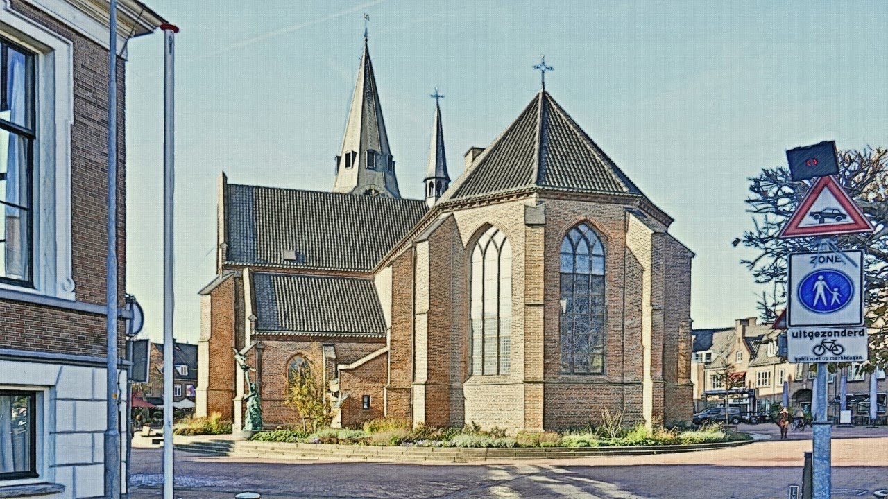 InZicht: Wageningen (NL) -  Grote Kerk  / 2026 productie met Ambro fotoschetsen.
