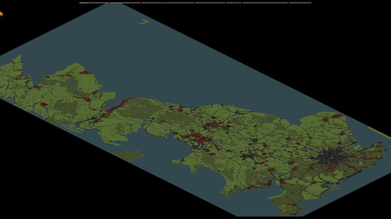 OpenTTD jgrpp - Longest UK train journey: 1V60 08:20 Aberdeen to Penzance.