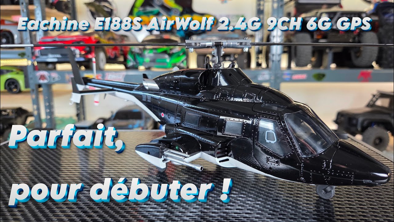 Eachine E188S AirWolf GPS 🚁 Unbox + 1er Vol… TOP ou FLOP ?