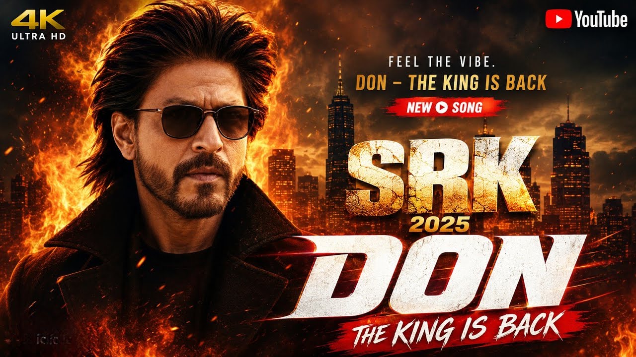 Don - The King is Back | Shah Rukh Khan | Don3 |  Action Thriller 2025 | Title Song 