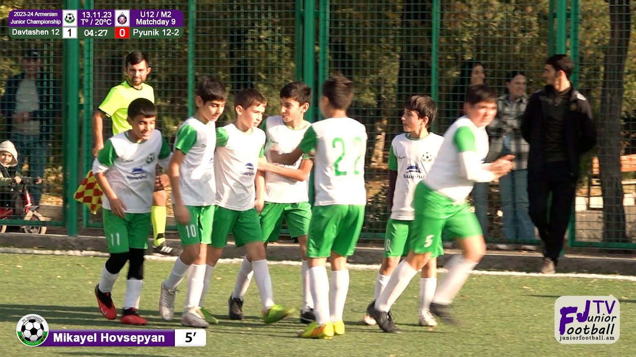 Davtashen 12 (1-5) Pyunik 12-2 (13.11.23) 2023-24 AJC U12/M2, Matchday 9