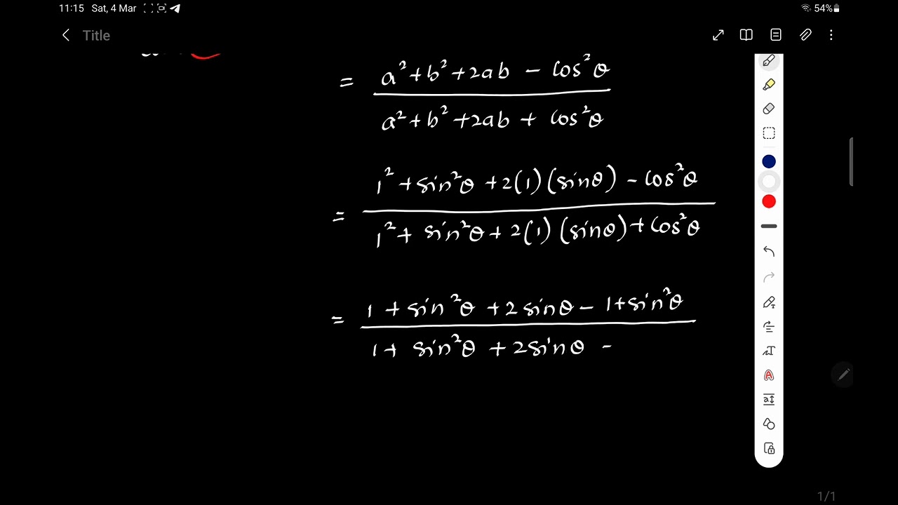 If sec0-tan0 = p then prove that sin0 = 1-p² / 1+ p²