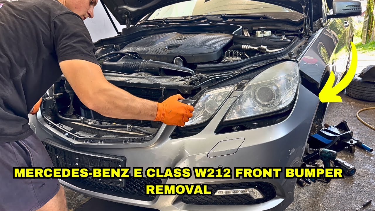 How To Remove Front Bumper On Mercedes-Benz E Class W212!