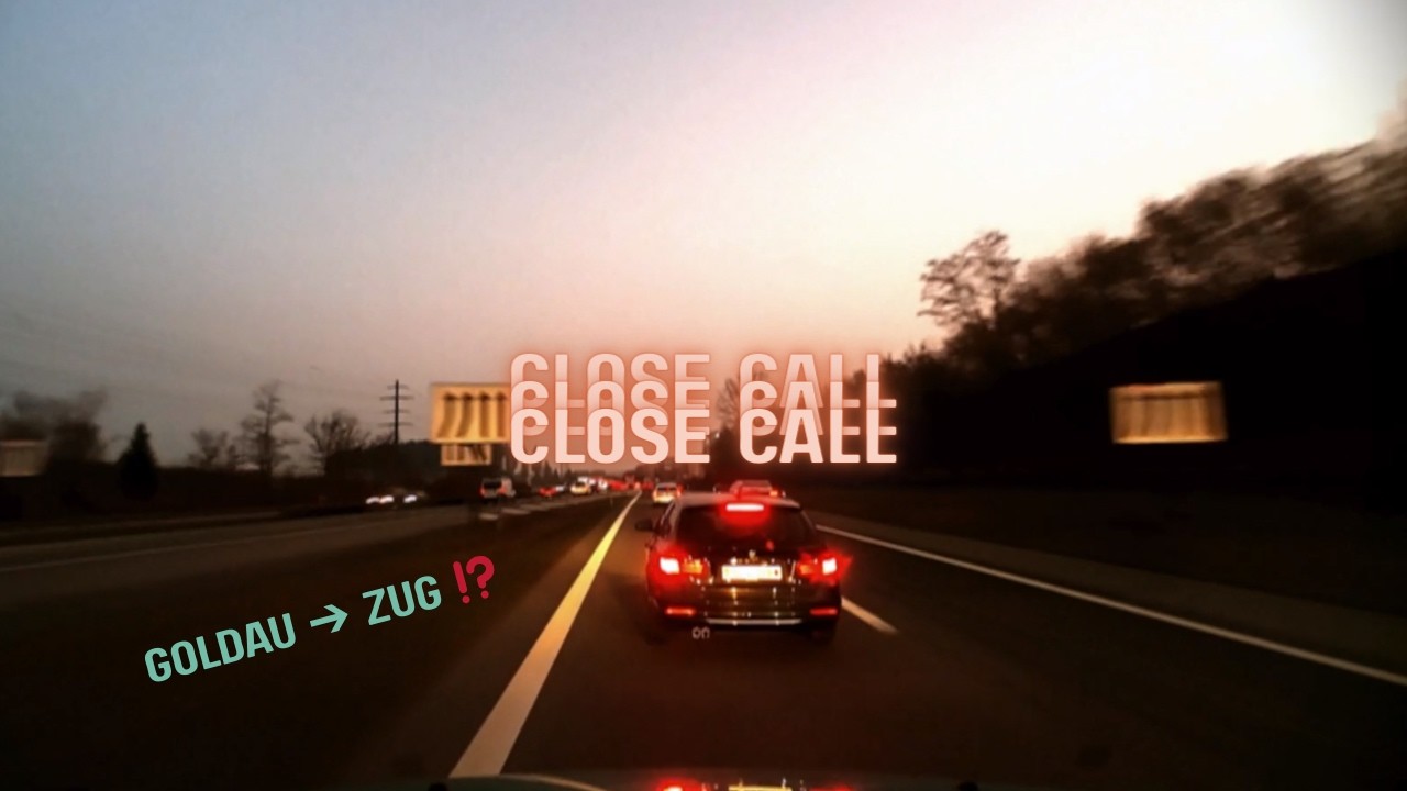 S1E18 - Unpleasant Surprise on the A4  Goldau to Zug (Brake Checked) ⚠️ - Echoes of the Road dot com