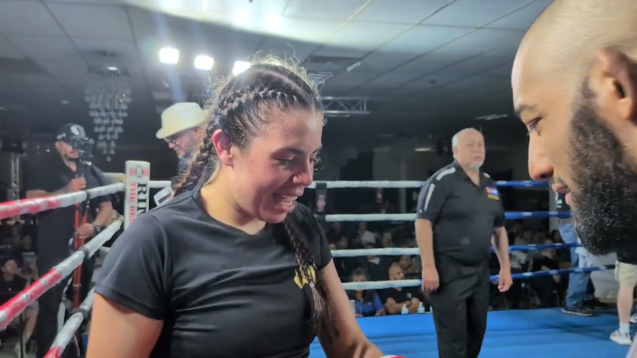 Maria R boxing bout