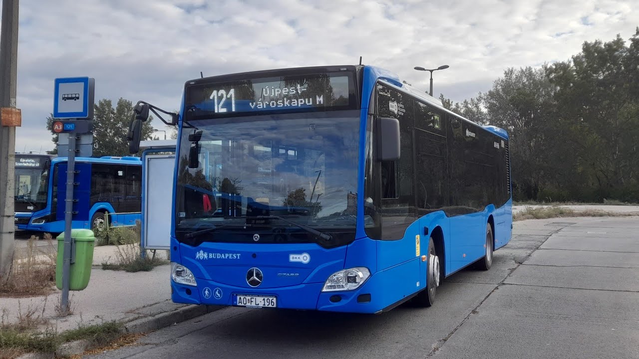 2025.10.15: Mercedes-Benz Citaro C2K (AO-FL-196) a Budapesti 121-es vonalon