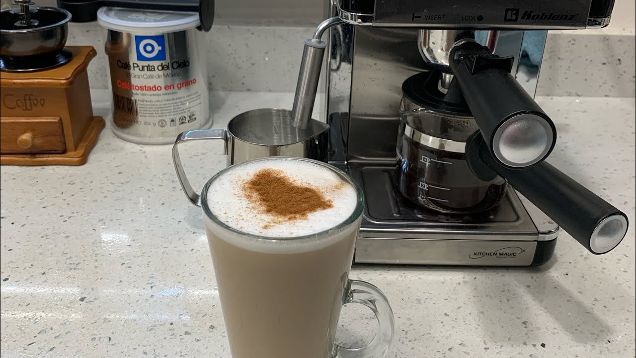 Como hago el café capuchino en mi cafetera koblenz