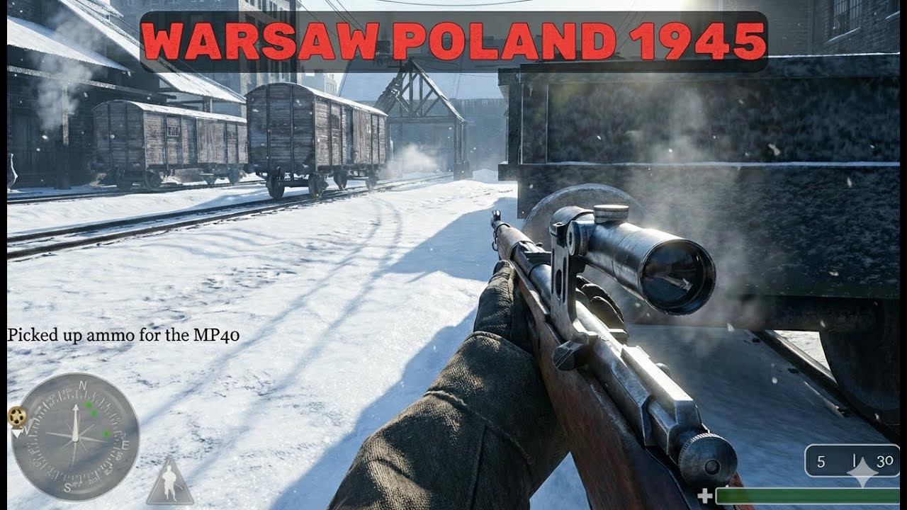 Warsaw Poland 1945 | Part 12 | Gameplay Walkthrough | No Commentary | 4K 60FPS | Call of duty 1