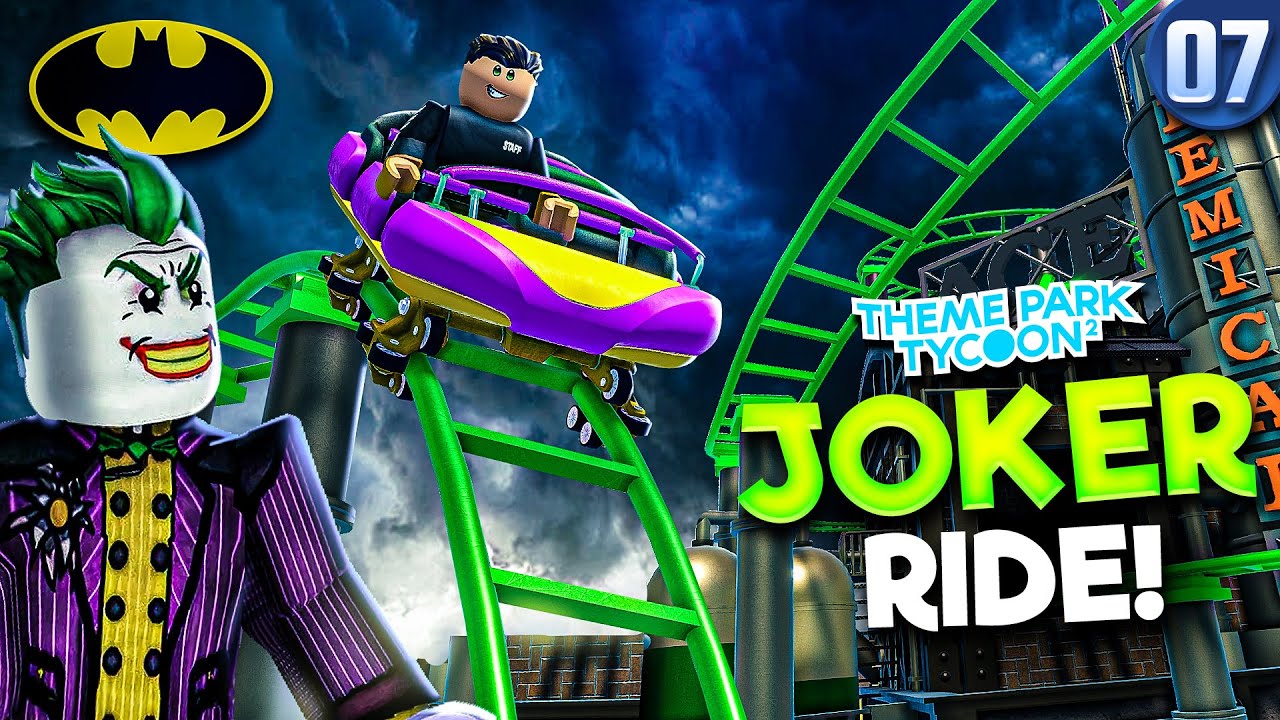 Я построил американские горки с Джокером! | Movie Park: Герои х Злодеи • №7