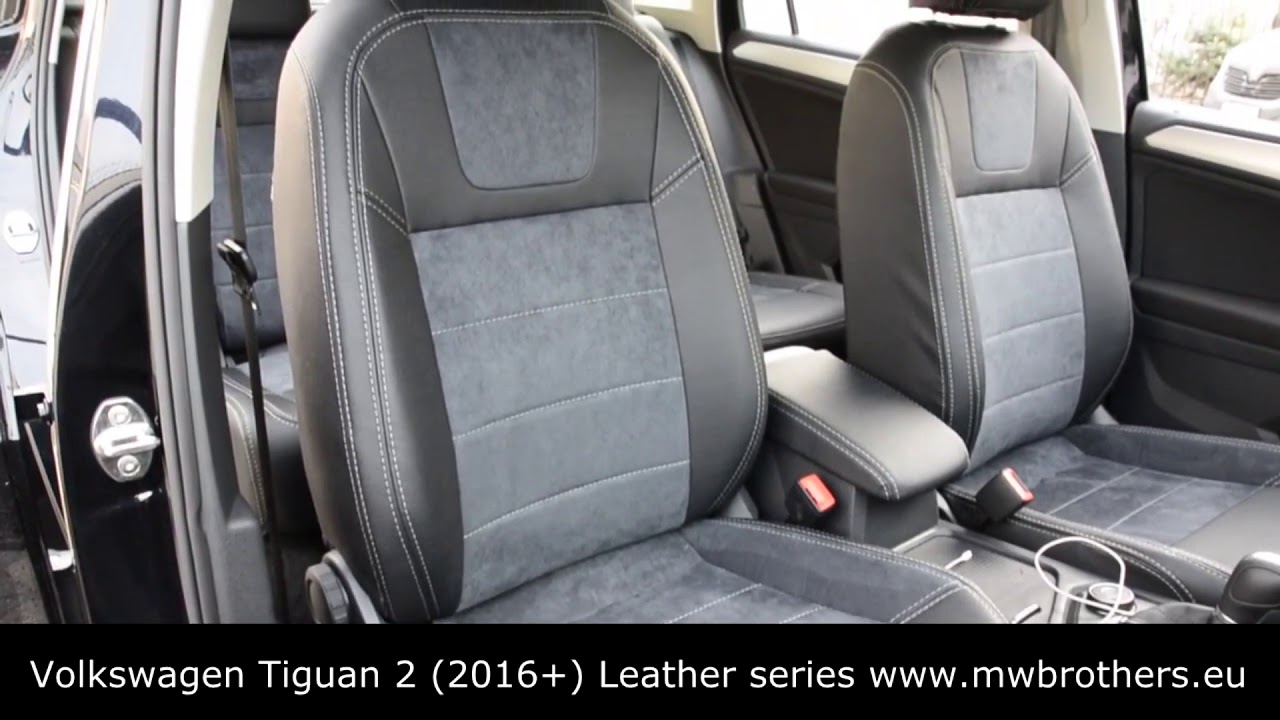 Volkswagen Tiguan 2 (2016,2017,2018,2019,2020+) seat covers MW Brothers Leather series interior
