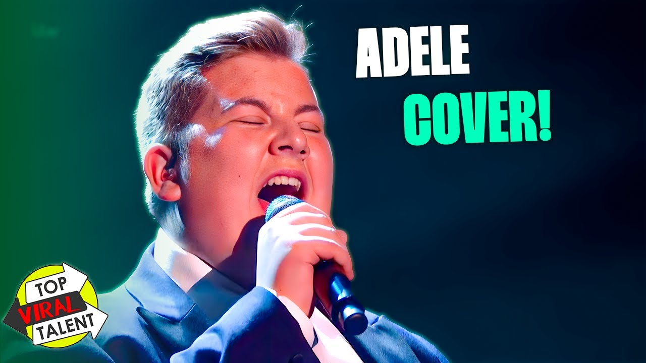 Golden Buzzer Kyle Takes on Adele Big Hit | Semi Final 1 | Britain's Got Talent 2017