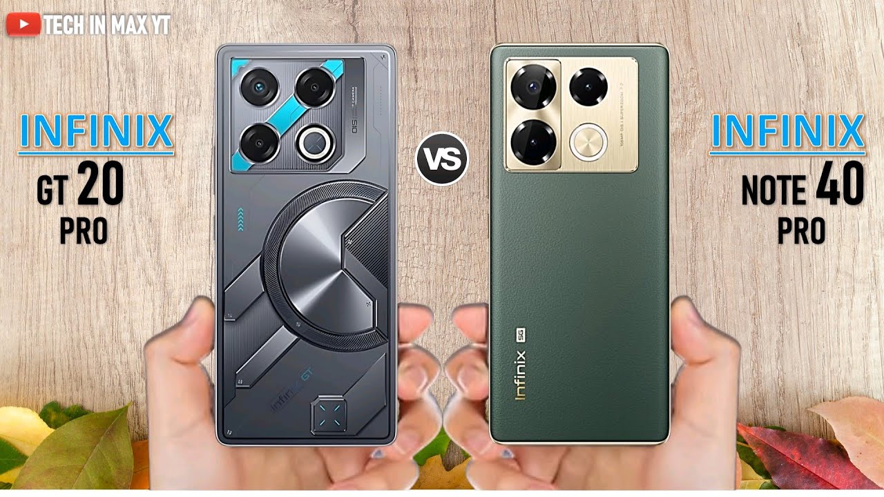 Infinix GT20 Pro vs Infinix Note 40 Pro | Comparison video 2024⚡
