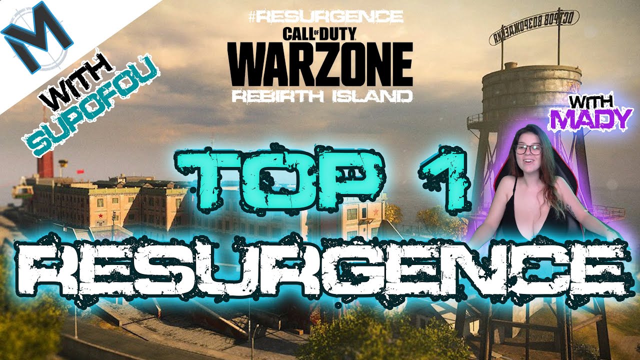 TOP 1 sur Rebirth Island avec @Supofou et @Mady_Gio SUPO - split screen