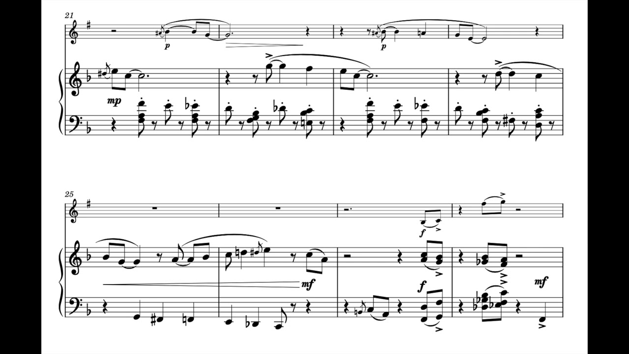 Scrambling for Doughnuts for clarinet & piano (2025) Dario Argentesi