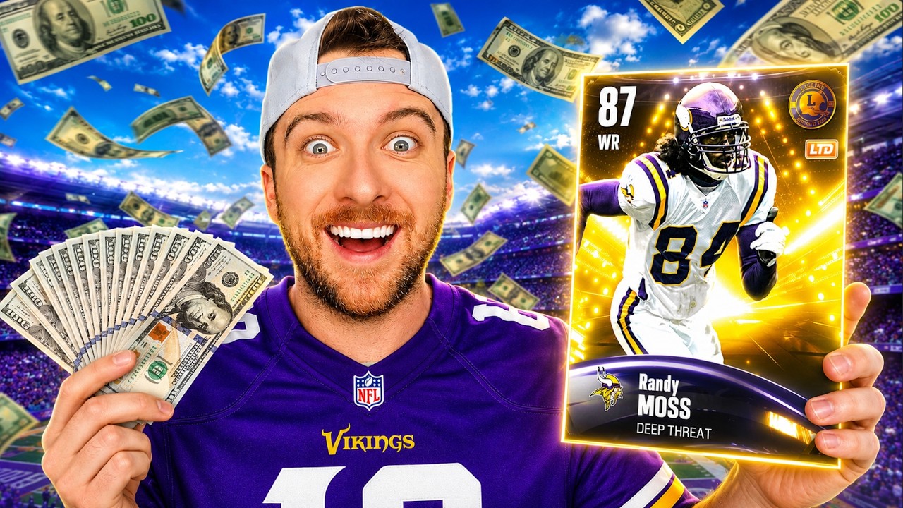 Я потратил 102 доллара на ограниченные наборы Legends с Рэнди Моссом в Madden 27!