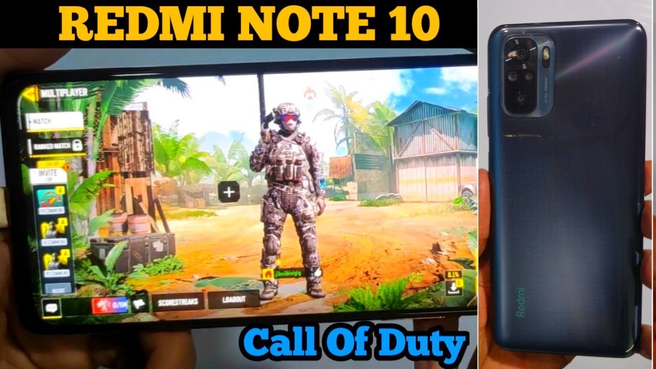 Redmi Note 10 Call Of Duty Gameplay | SD 678 | 60 FPS & 60Hz Refresh Rate | Heating Test 🔥