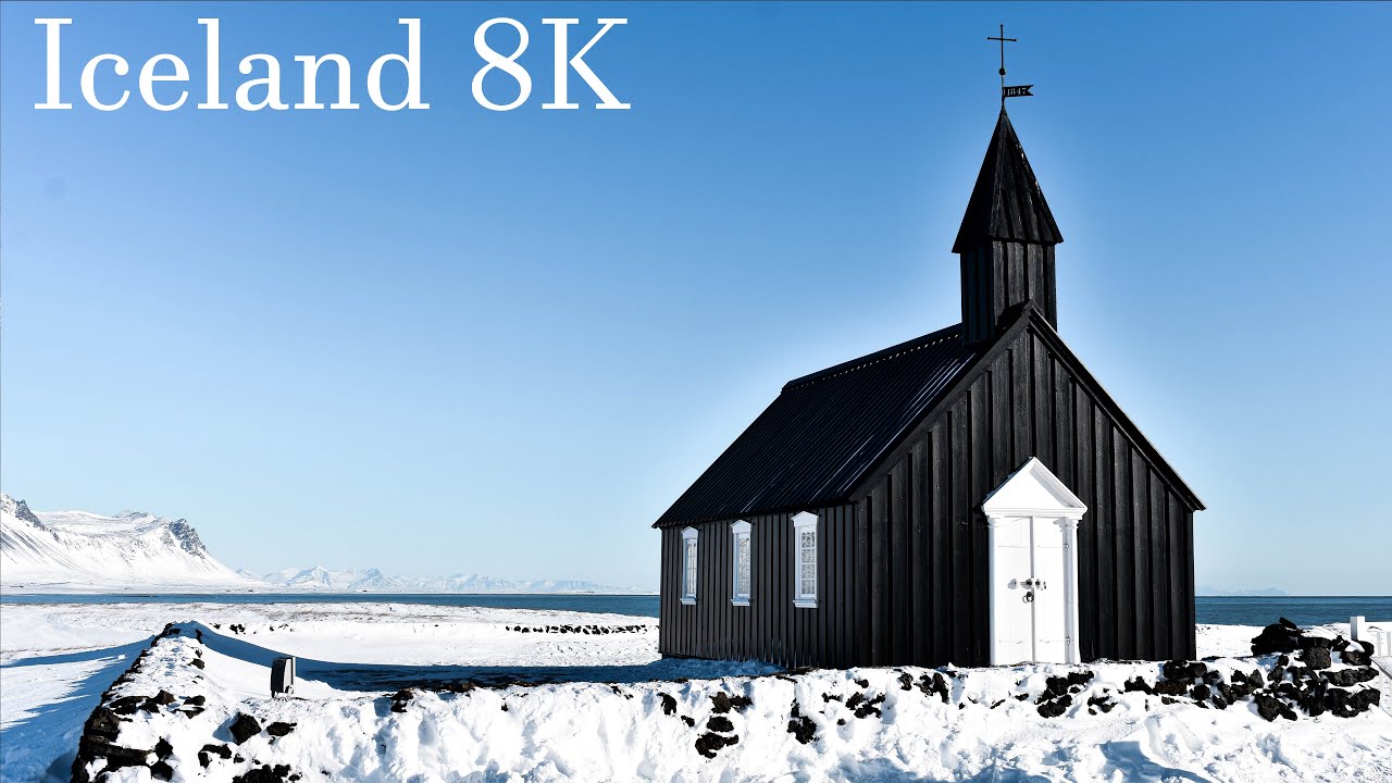 Iceland 8K Ultra HD Slideshow 2021 | Amazing Iceland Photo Collection | Video 8K 60fbs