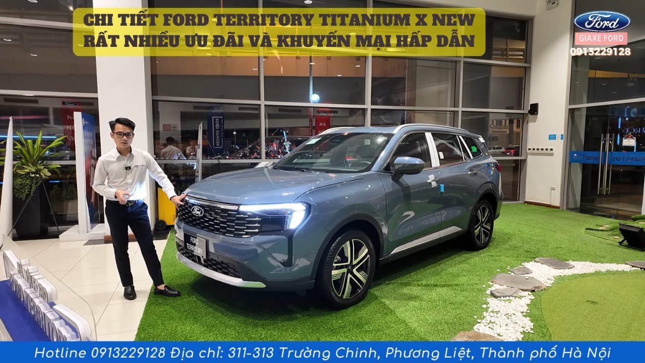 Chi tiết Ford Territory Titanium X NEW 2025| Rất nhiều quà tặng và Ưu đãi khuyến mại khi mua xe