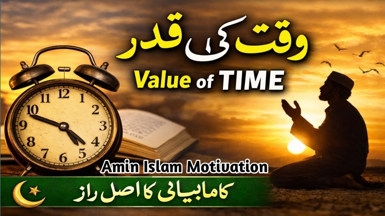 Waqt ki Qadar|AminIslamMotivation|Value Of Time |Waqt ki Qadar Speech #waqt #lifemotivation #speech 