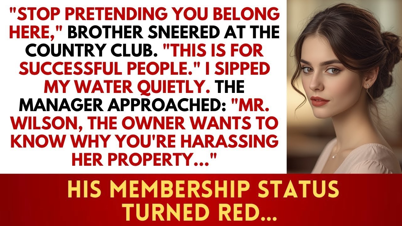 Brother Said 'You Can't Afford This Country Club' - Then His Membership Card Got Declined