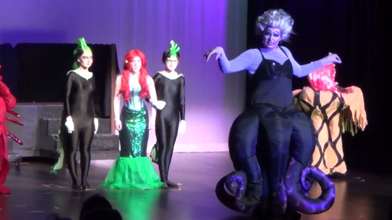 Charlotte as Jetsam in The Little Mermaid