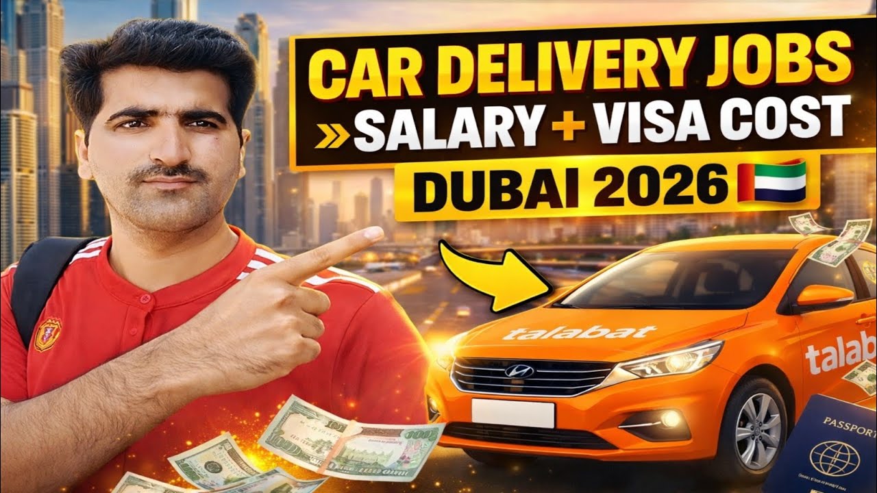 Talabat Car Delivery Jobs Dubai 🇦🇪 2026 | Salary, Requirements & Visa Cost | Noon | Cream | Keeta