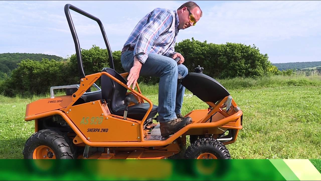 AS 920 Sherpa 2WD - Der neue Hochgrasmäher mit Heckantrieb