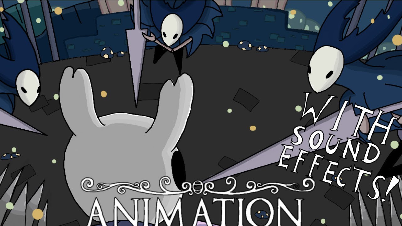 Hollow Knight - Mantis Lords Fight Animation [With Sound Effects!]