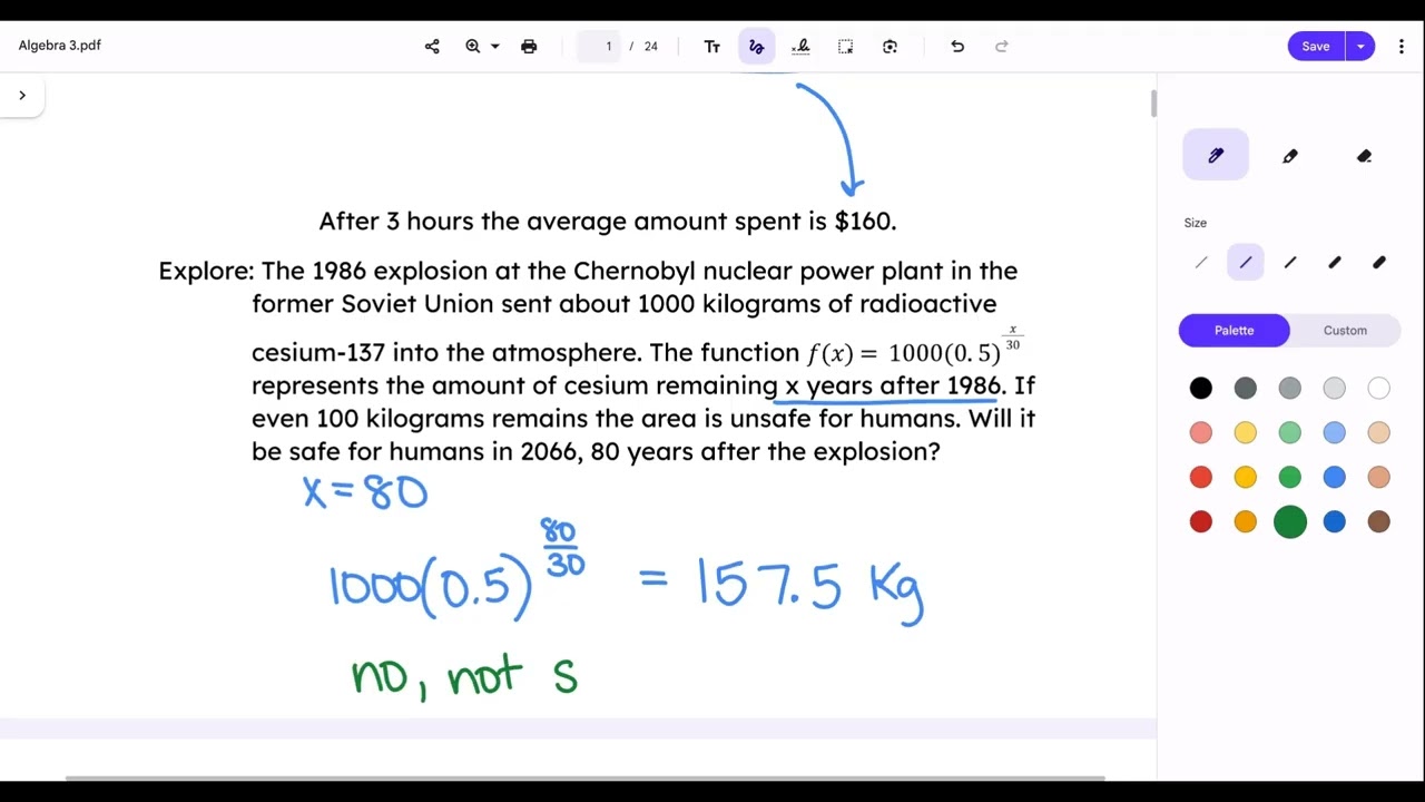 Algebra 3 -  4.1 Part 1