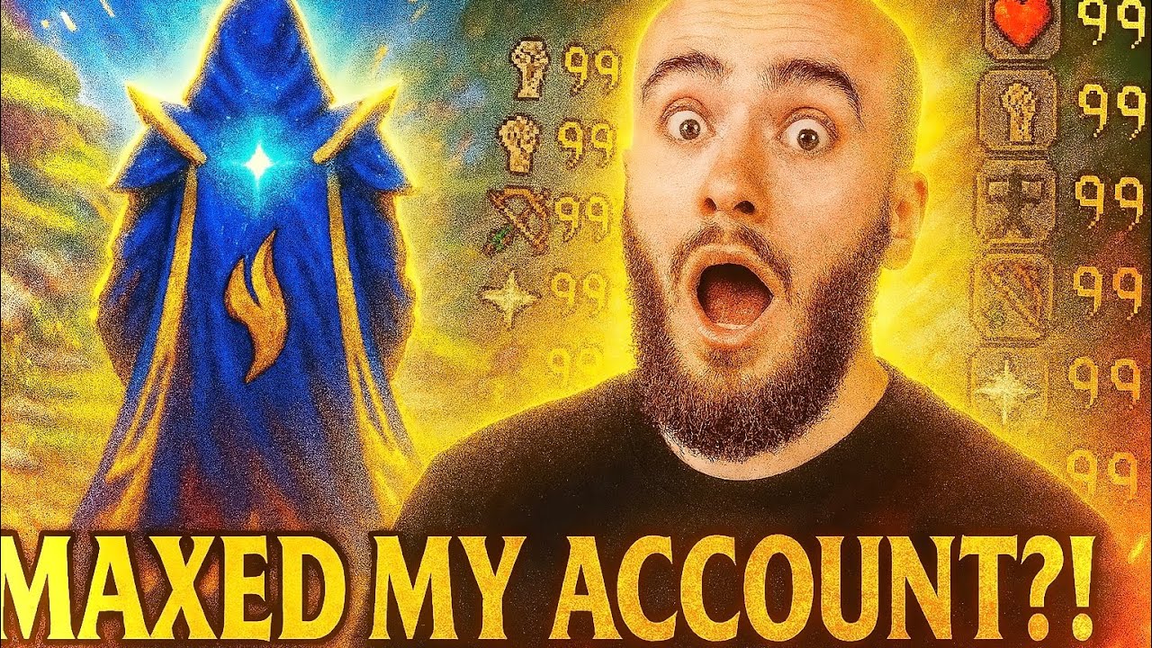 I Finally MAXED My OldSchool RuneScape Account! (Maxed4Jesus)