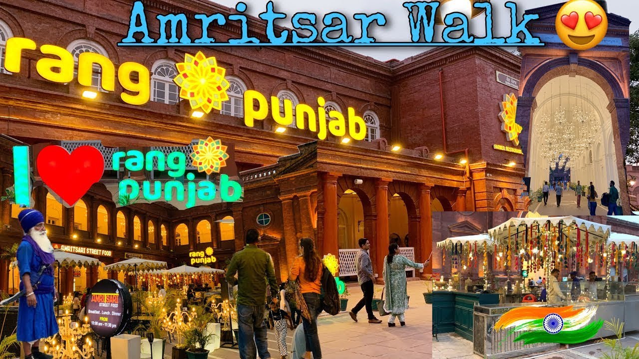 Walking in Amritsar City- Punjab, India Walking Tour