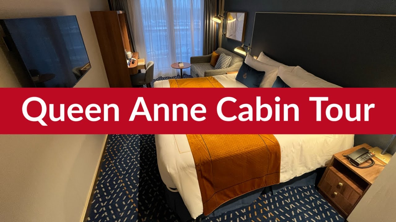 Moja kabina z balkonem na statku wycieczkowym New Queen Anne linii Cunard!