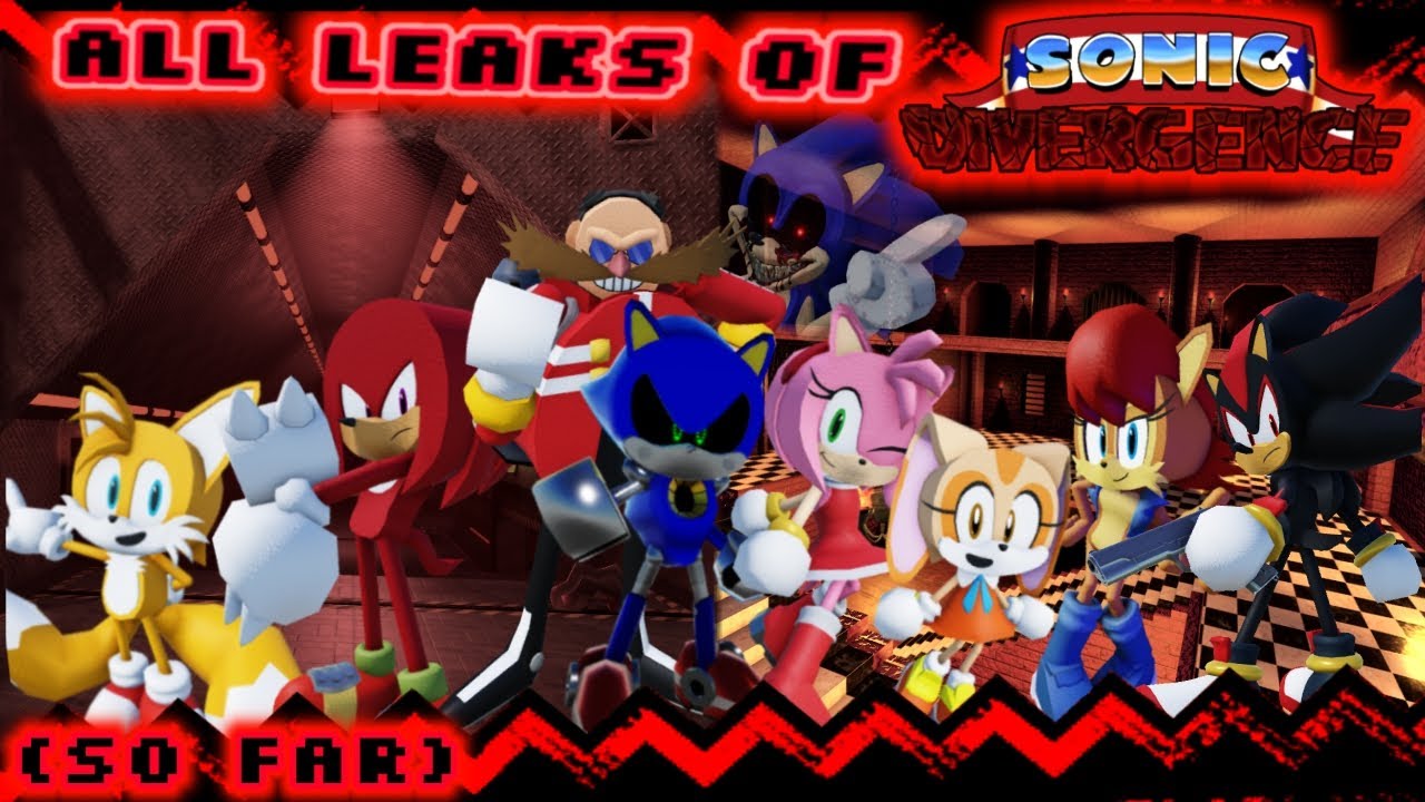 ALL Leaks/Sneak Peaks of Sonic Divergence So Far!! [Sonic Divergence]