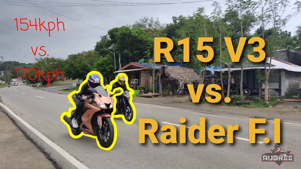 LADY RIDER IN R15 V3 VS. RAIDER F.I | AUBREE MILLER | LADY RIDER | KASPEED | SPEED TEST |