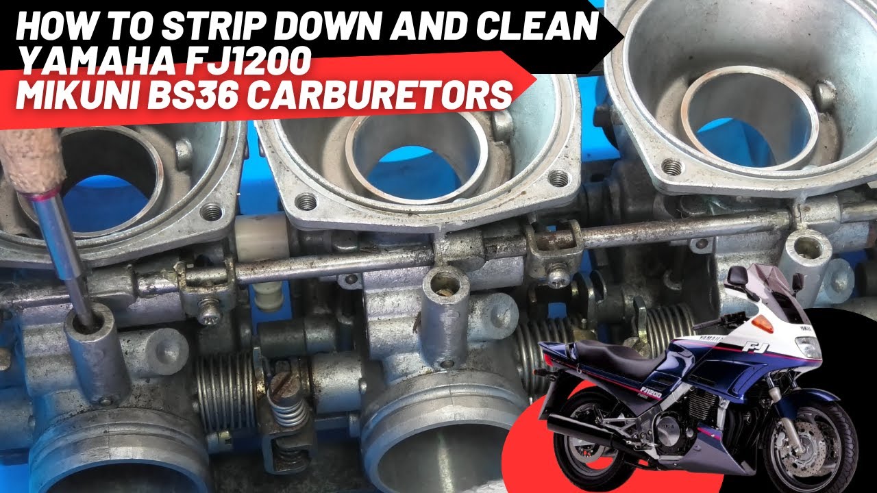 Yamaha FJ1200 Carburetor Strip and Clean