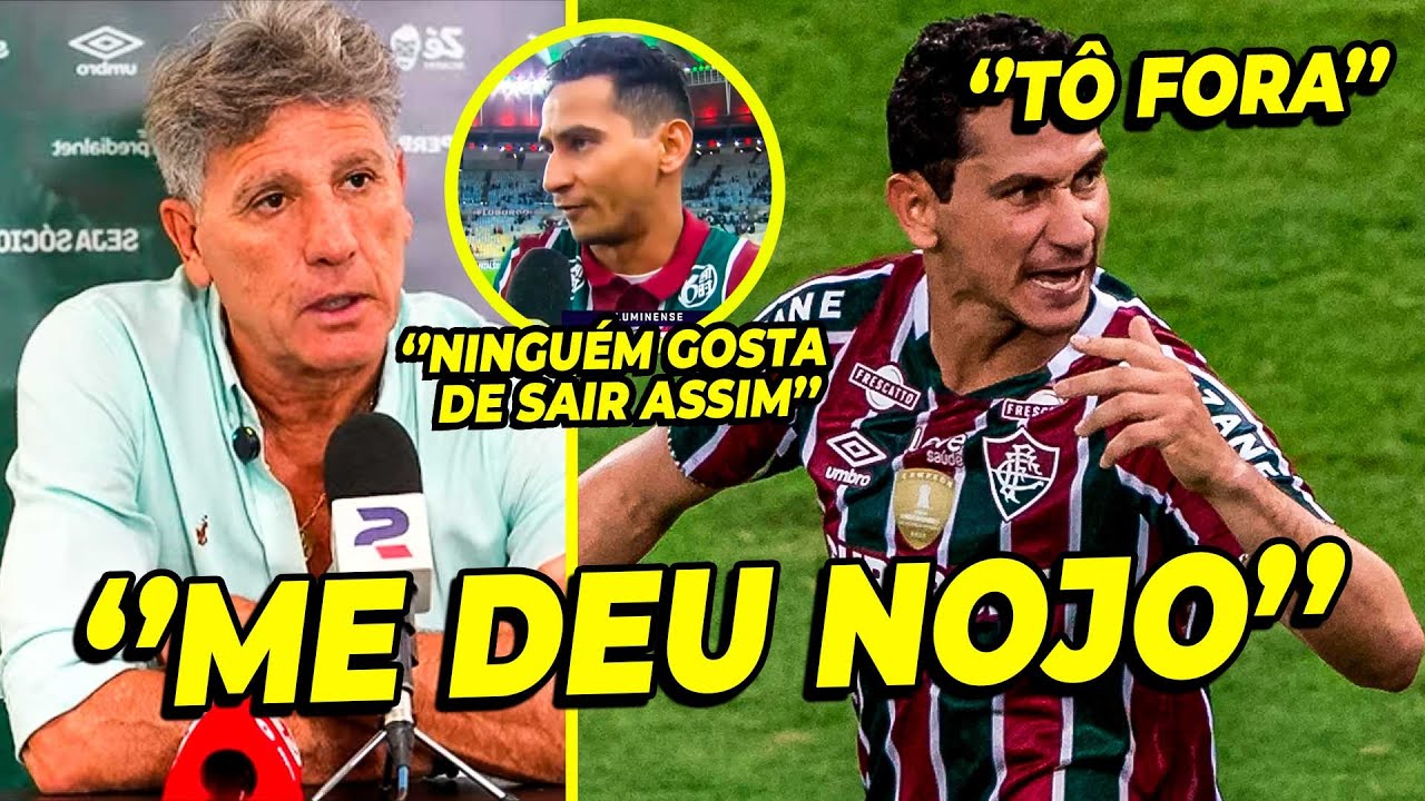 TRETA! A GRAV&Iacute;SSIMA DECLARA&Ccedil;&Atilde;O DE RENATO GA&Uacute;CHO SOBRE GANSO QUE GEROU REVOLTA DO JOGADOR!