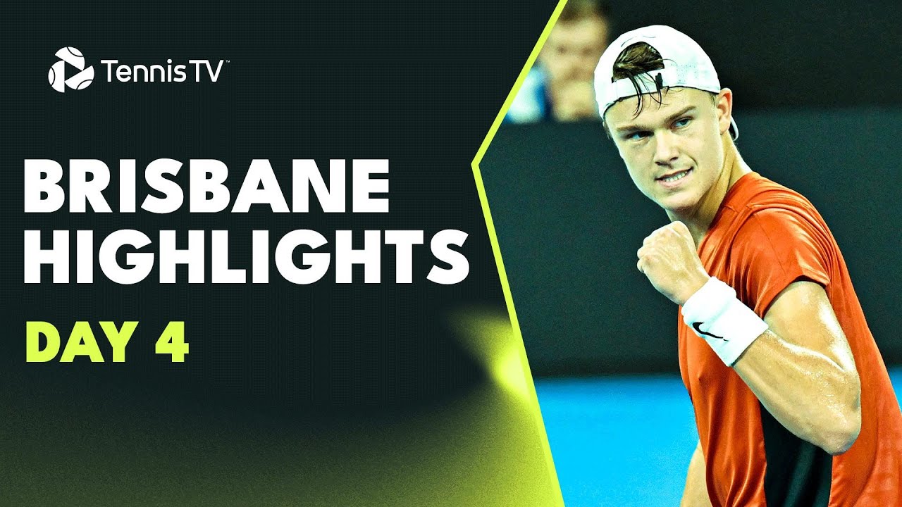 Rune Faces Shevchenko; Safiullin, Popyrin & Humbert Feature | Brisbane 2024 Highlights Day 4