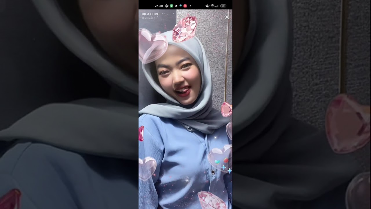 Awas jangan ditumpahin jilbob amel-bigo live