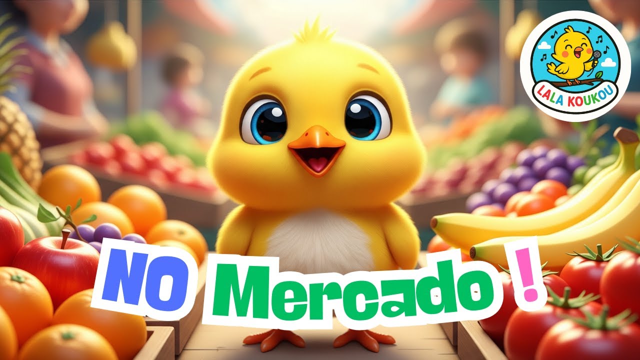 🐥🍎 Lala Kuku: Aprendendo Números no Mercado! 🍊📚 🎵