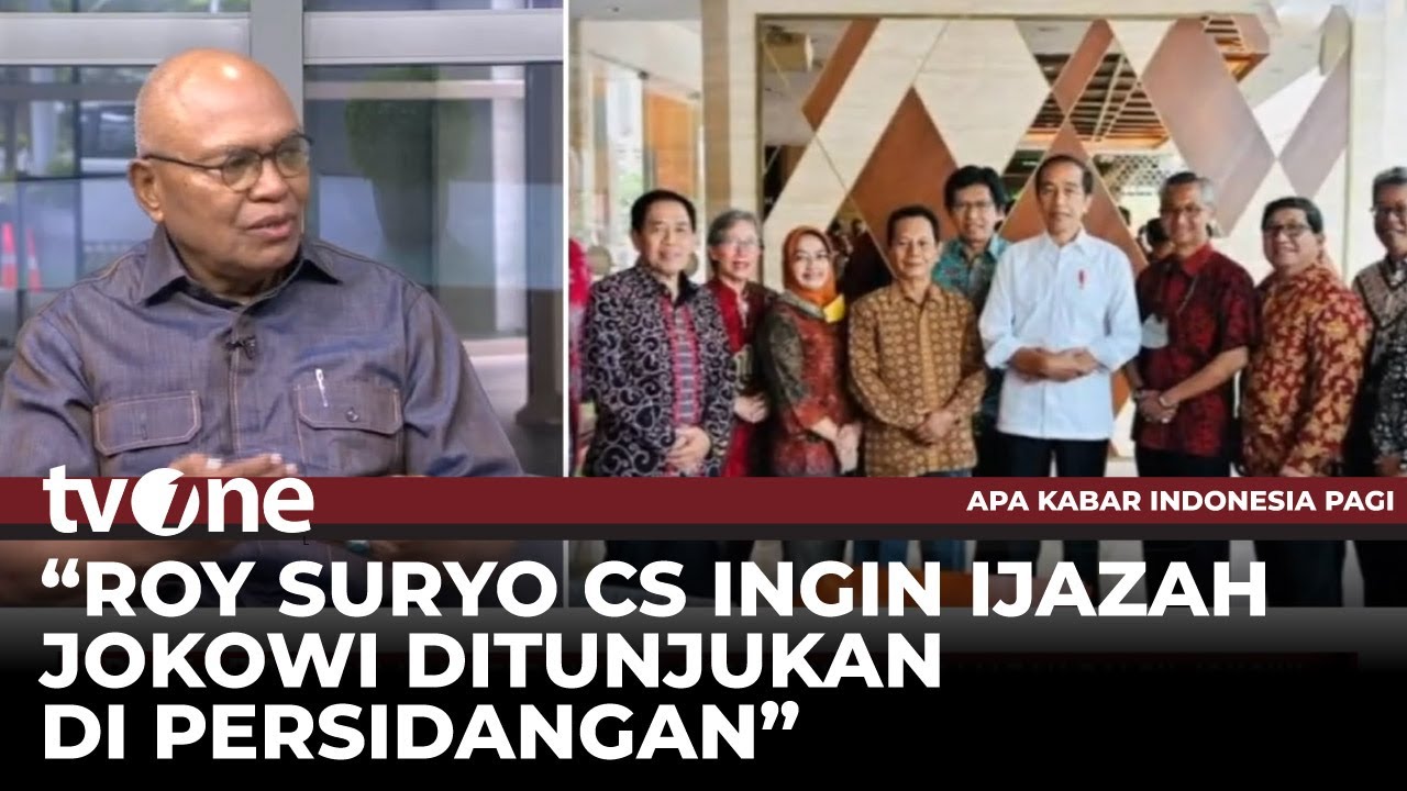 8 Orang Jadi Tersangka, Ijazah Jokowi Asli? Ini Respons Kubu Roy Suryo CS | tvOne