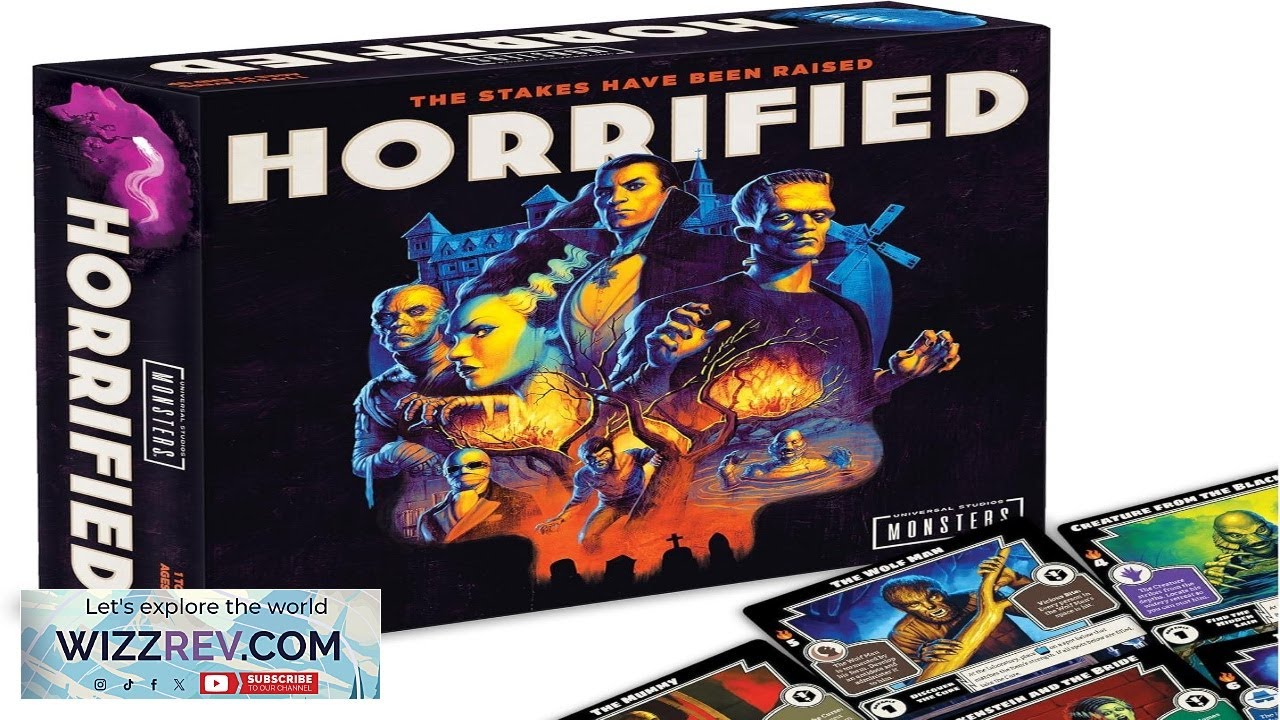 Ravensburger Horrified Games Universal Monsters Strategy Board Game Boost