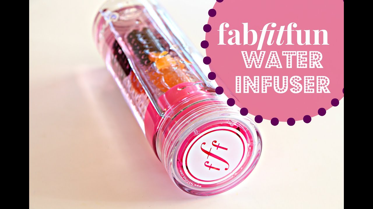 FabFitFun ★ Water Infuser ★ FREE BOTTLE + My Favorite Recipe | BeautyBuzzHub