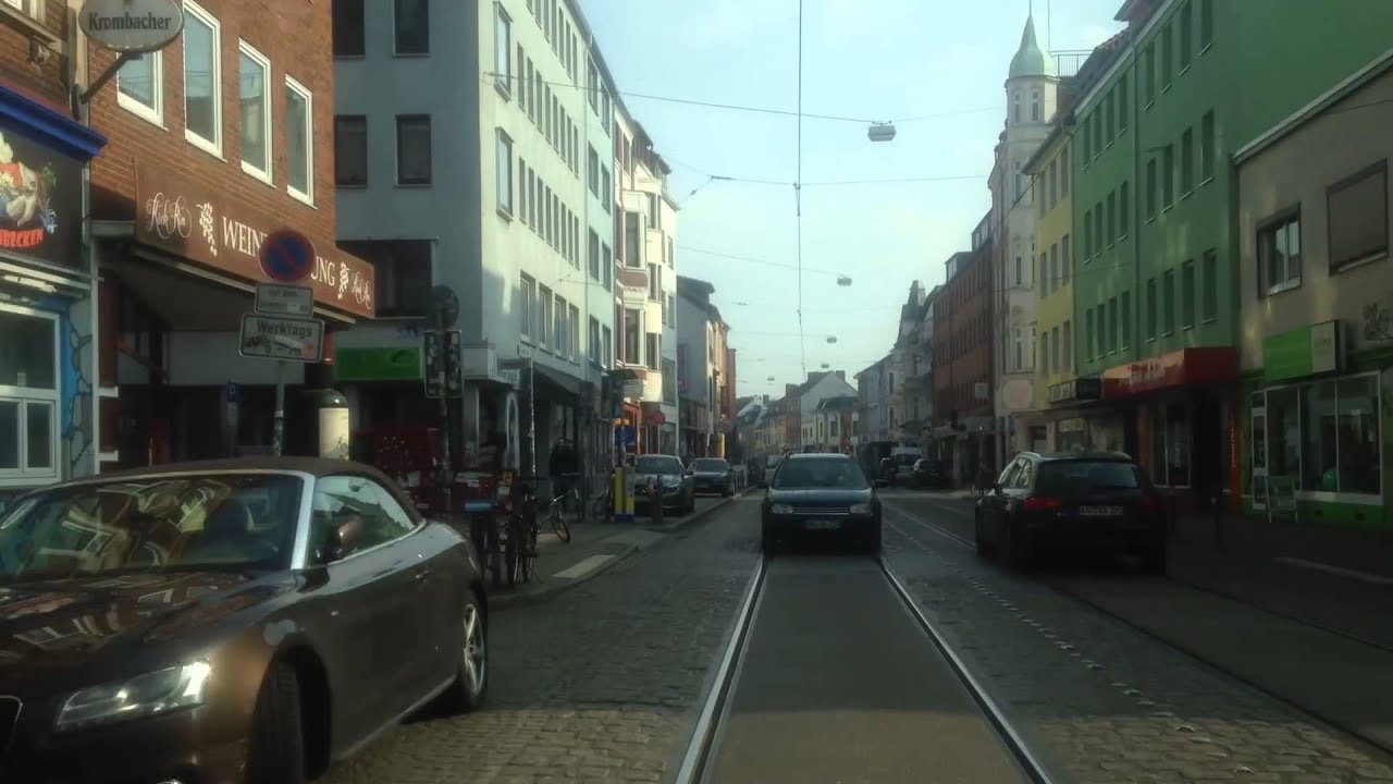 BSAG Straßenbahn Linie 3 Weserwehr bis Obernstraße