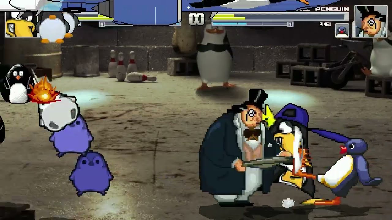 AN Mugen #542: Linux Tux & Pesoguin VS The Penguin & Pingu