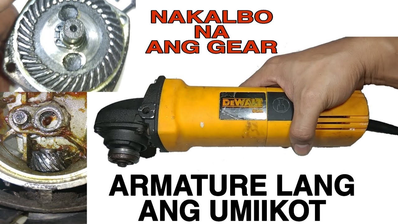 Angle Grinder Repair Armature Lang ang Umiikot