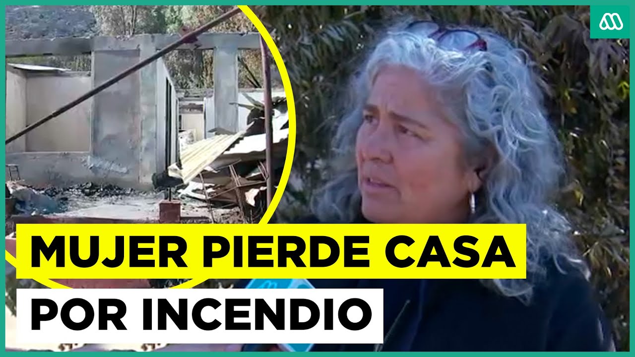 "Fueron unos niños": Mujer lamenta la pérdida de la casa de su madre fallecida en incendio forestal