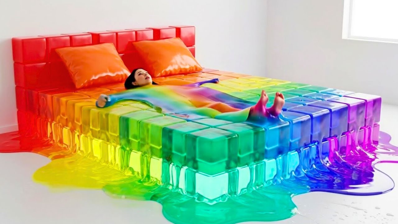 Which Crazy Bed Would You Choose?🛏️ Oddly Satisfying AI ASMR✨