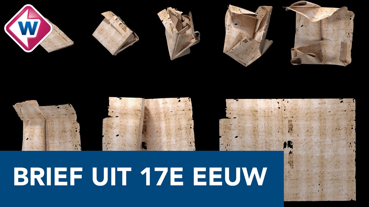 Leidse wetenschappers lezen ongeopende 17de eeuwse brief - OMROEP WEST