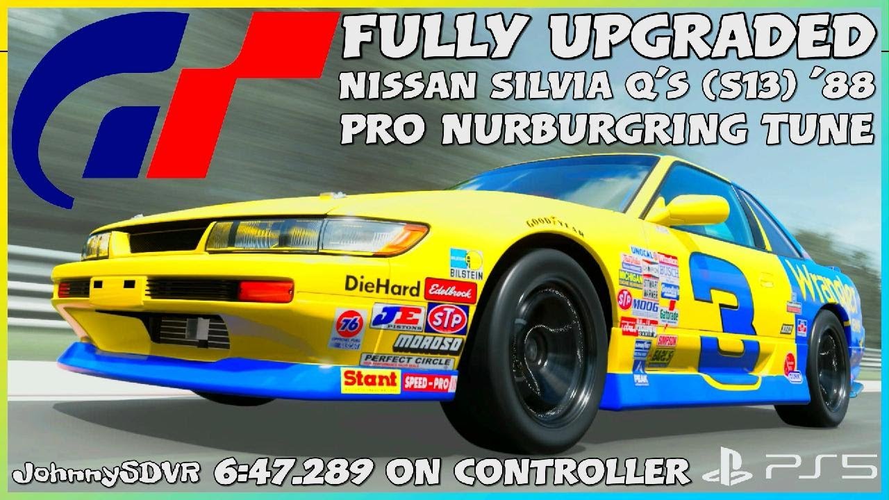 Gran Turismo 7 - Nissan Silvia Q's (S13) '88 Pro Tune | Nurburgring Original Engine Setup | GT7